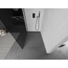 Mexen Kioto Walk-in zuhanyfal 70 x 200 cm, grafit 8 mm, fekete - 800-070-101-70-40