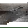 Mexen Lunar-F Duo cabină de duș pliabilă 95 x 85 cm, transparent, gun metal - 836-095L-085P-95-00