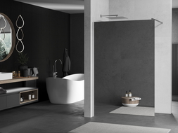 Mexen Kioto perete de duș Walk-in 100 x 200 cm, oglindă 8 mm, crom - 800-100-101-01-50