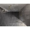 Mexen Lunar-F cabină de duș pliată dreapta 80 x 80 cm, transparent, auriu - 836-080-080-50-00-P