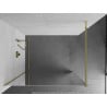 Mexen Kioto perete de duș Walk-in 70 x 200 cm, oglindă 8 mm, auriu - 800-070-101-50-50