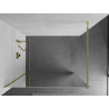 Mexen Kioto walk-in zuhanyfal 110 x 200 cm, tükör 8 mm, arany - 800-110-101-50-50