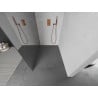 Mexen Kioto perete de duș Walk-in 80 x 200 cm, oglindă 8 mm, aur roz - 800-080-101-60-50