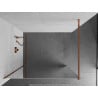 Mexen Kioto perete de duș Walk-in 80 x 200 cm, oglindă 8 mm, aur roz - 800-080-101-60-50