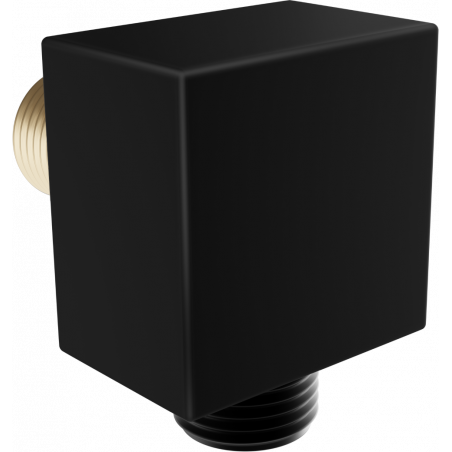 Mexen racord unghiular, negru - 79345-70