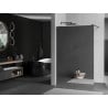 Mexen Kioto Walk-in zuhanyfal 80 x 200 cm, tükör 8 mm, fekete - 800-080-101-70-50