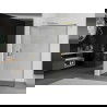 Mexen Kioto perete de duș 70 x 200 cm, transparent/Model negru 8 mm, Aurie - 800-070-101-50-70