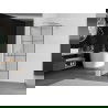 Mexen Kioto perete de duș 80 x 200 cm, transparent/Model negru 8 mm, Crom - 800-080-101-01-77
