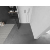 Mexen Kioto perete de duș Walk-in 80 x 200 cm, grilaj negru 8 mm, crom - 800-080-101-01-77