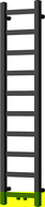 Mexen Bolt radiator de baie 1200 x 300 mm, 240 W, negru - W126-1200-300-00-70
