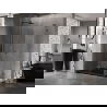 Mexen Lunar-F L cabină de duș pliabilă stânga 80 x 70 cm, transparent, gun metal - 836L-080-070-95-00-L