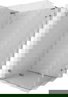 Mexen Lunar-F L összecsukható zuhanykabin bal 100 x 80 cm, átlátszó, gun metal - 836L-100-080-95-00-L