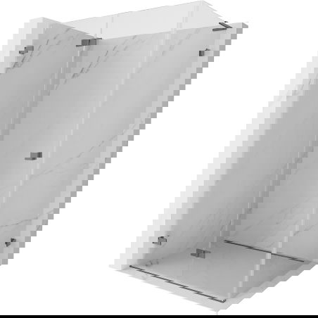 Mexen Lunar-F L cabină de duș pliabilă stânga 95 x 90 cm, transparent, metal armat - 836L-095-090-95-00-L