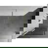 Mexen Kioto perete de duș 80 x 200 cm, transparent/Model negru 8 mm, Aurie - 800-080-101-50-77