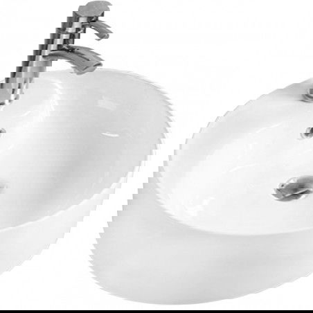 Mexen Lila pultra szerelhető mosdó 46 x 46 cm, fehér - 21824600