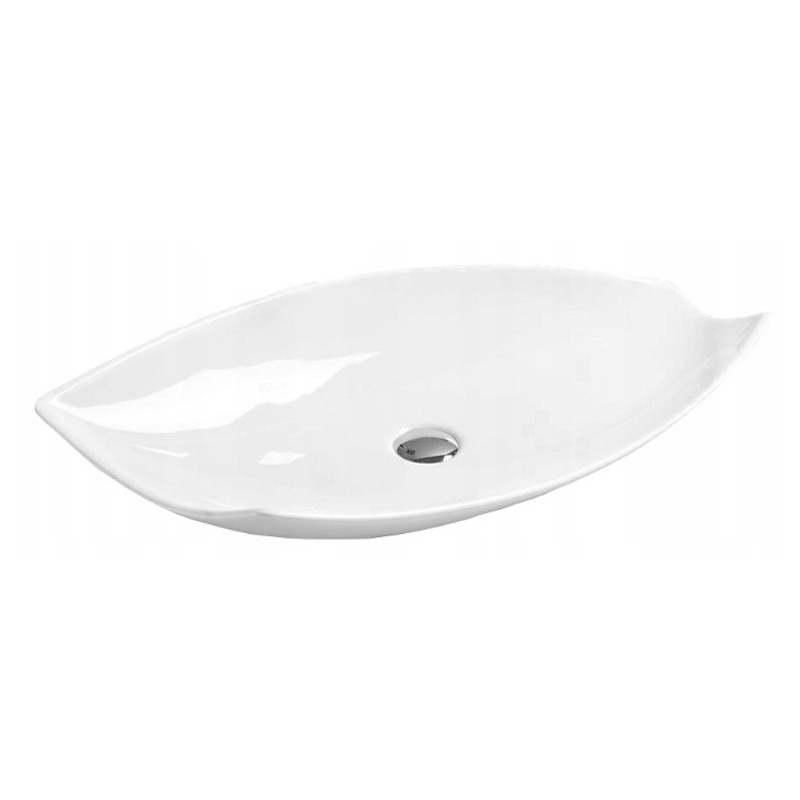 Mexen Delia chiuvetă deasupra blatului 74 x 38 cm, albă - 21857400