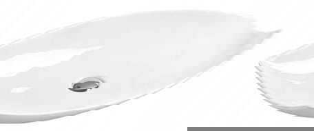 Mexen Delia chiuvetă pe blat 74 x 38 cm, Albă - 21857400