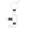 Conector unghiular Mexen, crom - 79346-00