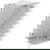 Cabină de duș rabatabilă dreaptă Mexen Lunar-F 90 x 90 cm, transparent, gri pistol periat - 836-090-090-66-00-P