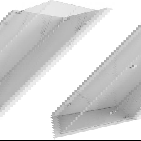 Mexen Lunar-F L cabină de duș pliabilă dreapta 80 x 70 cm, transparent, crom - 836L-080-070-01-00-P