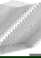 Mexen Lunar-F L cabină de duș pliabilă dreapta 90 x 80 cm, transparent, crom - 836L-090-080-01-00-P