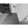 Mexen Kioto Walk-in zuhanyfal 70 x 200 cm, fekete rácsos 8 mm, fekete - 800-070-101-70-77