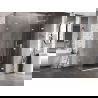 Mexen Lunar-F L cabină de duș pliabilă dreapta 95 x 80 cm, transparent, albă - 836L-095-080-20-00-P