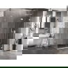 Mexen Lunar-F L cabină de duș pliabilă dreapta 95 x 80 cm, transparent, albă - 836L-095-080-20-00-P