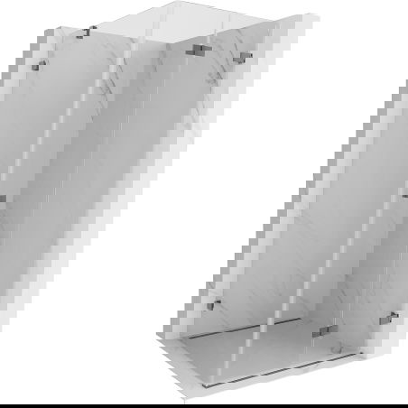 Mexen Lunar-F cabină de duș pliabilă dreapta 70 x 70 cm, transparent, gun metal - 836-070-070-95-00-P