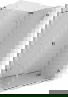 Mexen Lunar-F cabină de duș pliabilă dreapta 85 x 70 cm, transparentă, gun metal - 836-085-070-95-00-P