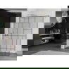 Mexen Kioto perete de duș 80 x 200 cm, transparent/Model negru 8 mm, Aurie - 800-080-101-50-78