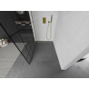 Mexen Kioto Walk-in zuhanyfal 90 x 200 cm, fekete mintázat 8 mm, arany - 800-090-101-50-78