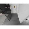 Mexen Kioto zuhanyfal Walk-in 90 x 200 cm, fekete minta 8 mm, arany - 800-090-101-50-78