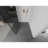 Mexen Kioto panou de duș Walk-in 70 x 200 cm, model negru 8 mm, aur roz - 800-070-101-60-78