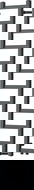 Mexen Bolt fürdőszobai radiátor 1500 x 300 mm, 295 W, fekete - W126-1500-300-00-70