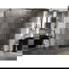 Mexen Lunar-F L cabină de duș pliabilă dreapta 100 x 80 cm, transparent, auriu periat - 836L-100-080-55-00-P