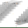 Mexen Lunar-F L cabină de duș pliabilă dreapta 80 x 80 cm, transparent, aur roz - 836L-080-080-60-00-P