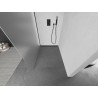 Mexen Kioto perete de duș Walk-in 140 x 200 cm, înghețat 8 mm, negru - 800-140-101-70-30