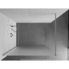Mexen Kioto zuhanyfal 130 x 200 cm, Savmart 8 mm, Króm - 800-130-101-01-30