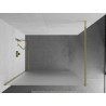 Mexen Kioto Walk-in zuhanyfal 130 x 200 cm, 8 mm-es mattított, arany - 800-130-101-50-30
