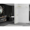 Mexen Kioto perete de duș Walk-in 140 x 200 cm, mat 8 mm, auriu - 800-140-101-50-30
