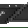 Mexen Elix 1 rekeszes gránit mosogató 700 x 500 mm, fekete/ezüst metál, króm szifon - 6526701005-73