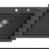 Mexen Elix chiuvetă de bucătărie din granit cu 1 cuvă 700 x 500 mm, negru stropit, sifon crom - 6526701005-76