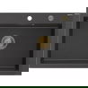 Mexen Elix chiuvetă de bucătărie din granit cu 1 cuvă 700 x 500 mm, negru cu picățele, sifon auriu - 6526701005-76-G