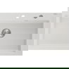 Mexen Elix chiuvetă de bucătărie din granit 1-cameră 800 x 500 mm, alb, sifon crom - 6527801005-20
