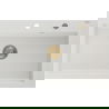 Mexen Elix chiuvetă de bucătărie cu 1 compartiment 800 x 500 mm, albă, sifon auriu - 6527801005-20-G