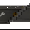 Mexen Elix chiuvetă din granit cu 1 compartiment 800 x 500 mm, negru/auriu metalic, sifon auriu - 6527801005-75-G
