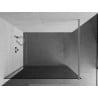Mexen Kioto perete de duș Walk-in 140 x 200 cm, grafit 8 mm, crom - 800-140-101-01-40