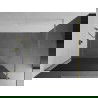 Mexen Kioto perete de duș 140 x 200 cm, Grafit 8 mm, Aurie - 800-140-101-50-40