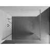 Mexen Kioto zuhanyfal 130 x 200 cm, Tükör 8 mm, Króm - 800-130-101-01-50